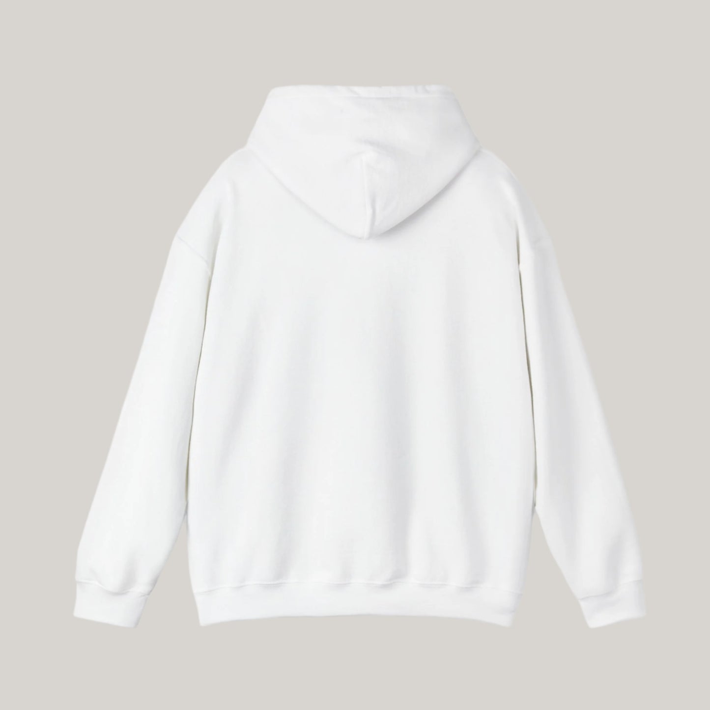 Personalized Custom Made Cozy White Unisex Hoodie | Gildan 18500 - Perfect for Casual Days and Gift Giving - ChoreGirl