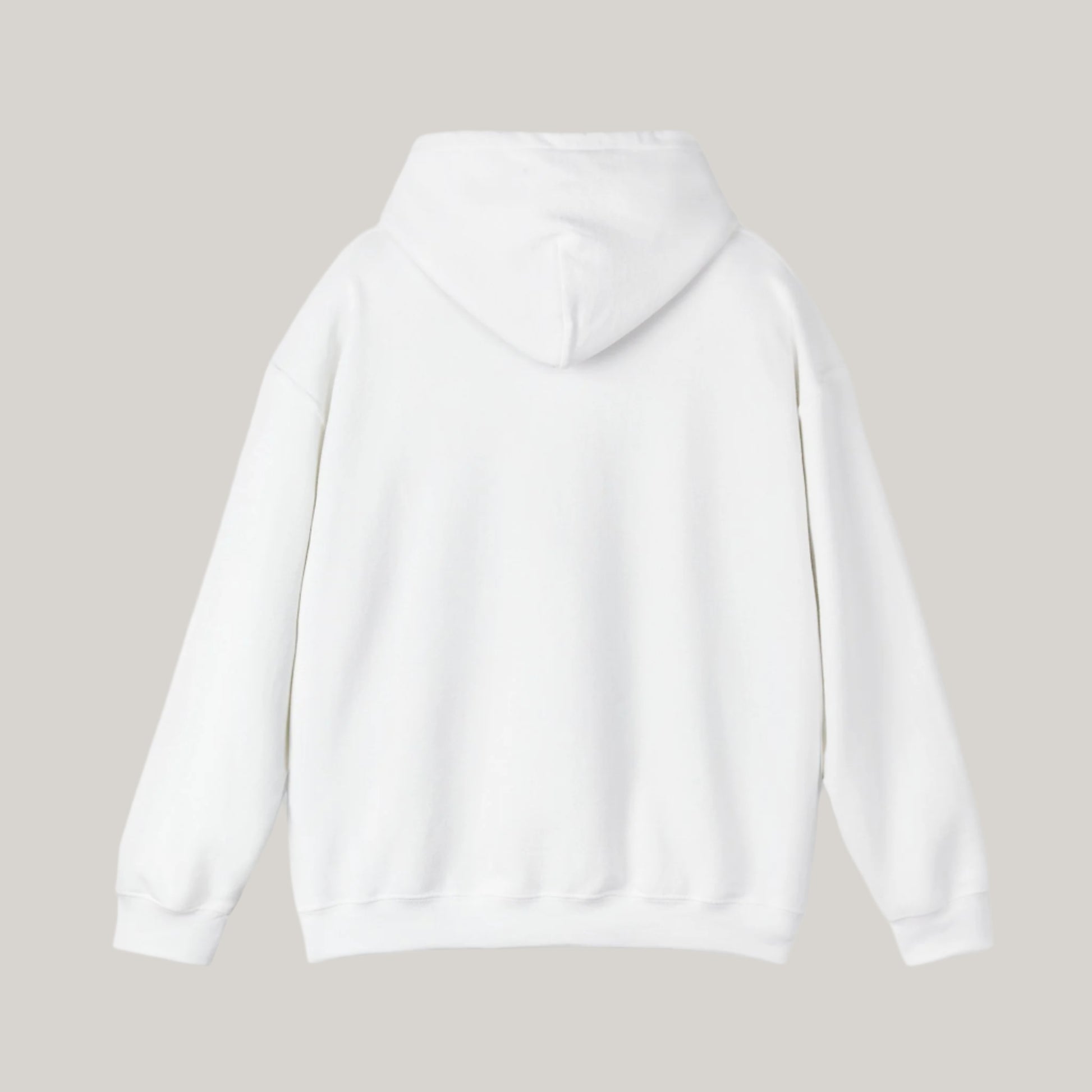 Personalized Custom Made Cozy White Unisex Hoodie | Gildan 18500 - Perfect for Casual Days and Gift Giving - ChoreGirl