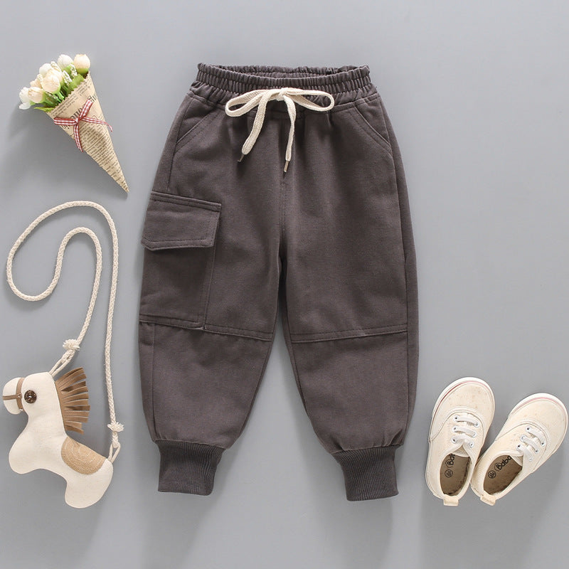 Baby Boys and Girls Solid Color Casual Pants - ChoreGirl