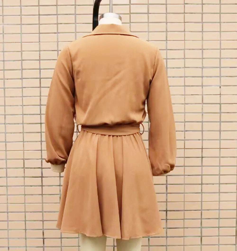 Women's Casual Long Sleeve Loose Shirt Dress