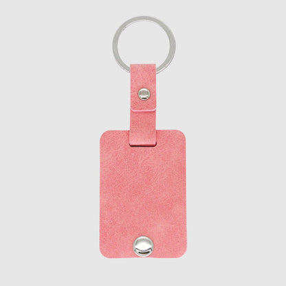 Custom Acrylic Photo Leather Keychain | PERSONALIZED - ChoreGirl