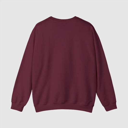 Custom Unisex Vintage Skull and Flower Heavy Blend Crewneck Sweatshirt | PERSONALIZED - ChoreGirl