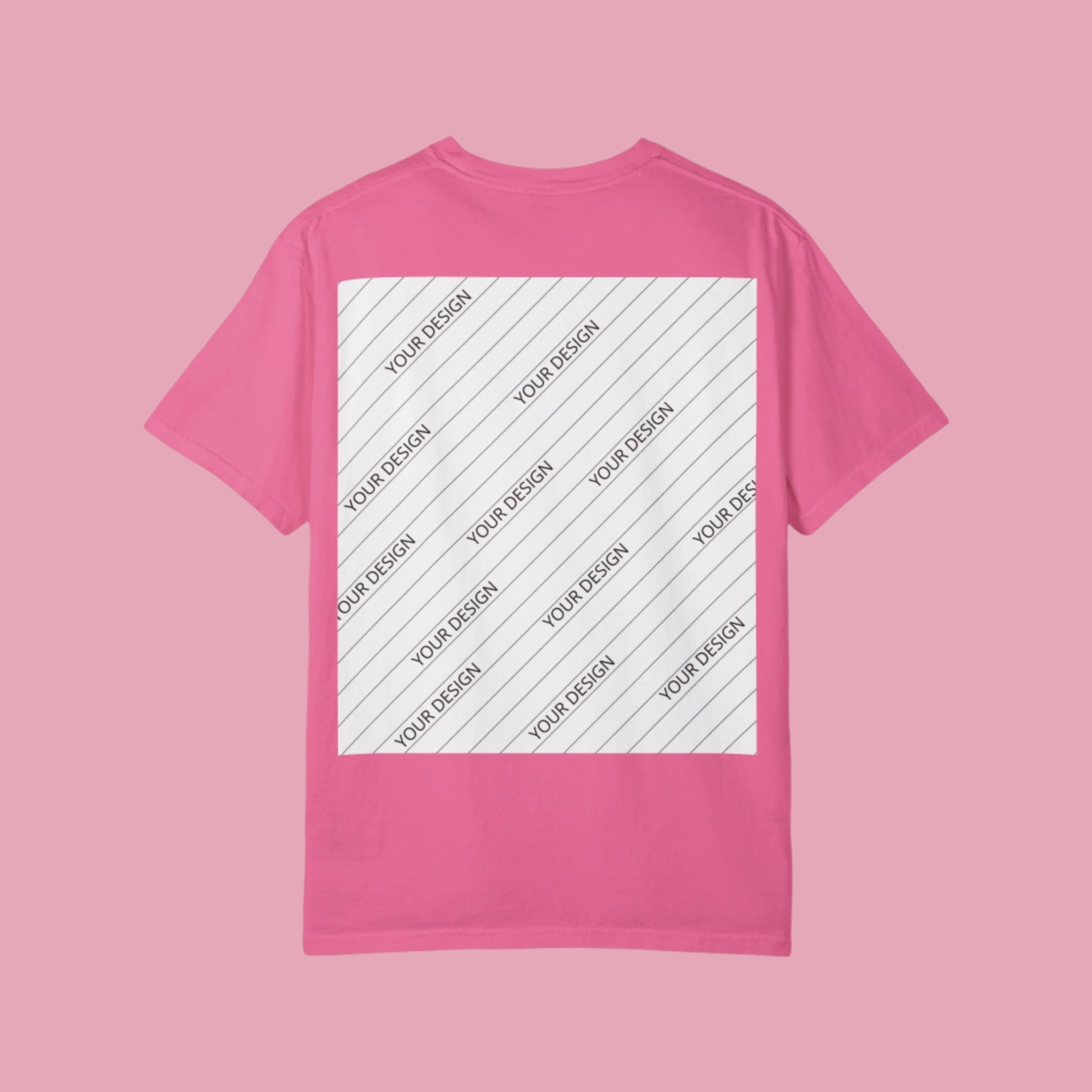 Custom Unisex Garment-Dyed T-Shirt - Personalize Your Design - ChoreGirl