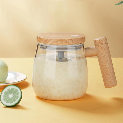 Electric 400ML Self Stirring Glass Mug - ChoreGirl
