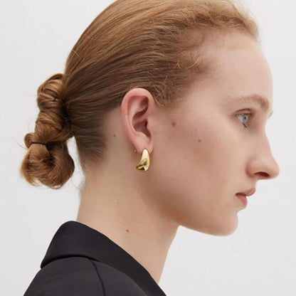 Women's Metal Water Drop Earrings - ChoreGirl