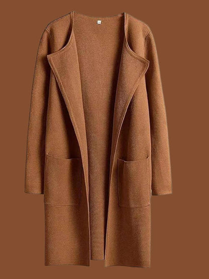 Brown coat on a white background