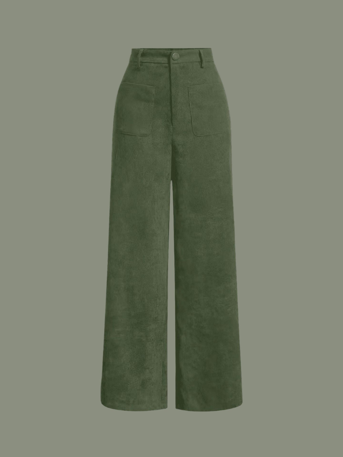 Women's Retro Corduroy Straight-leg Loose Trousers - ChoreGirl
