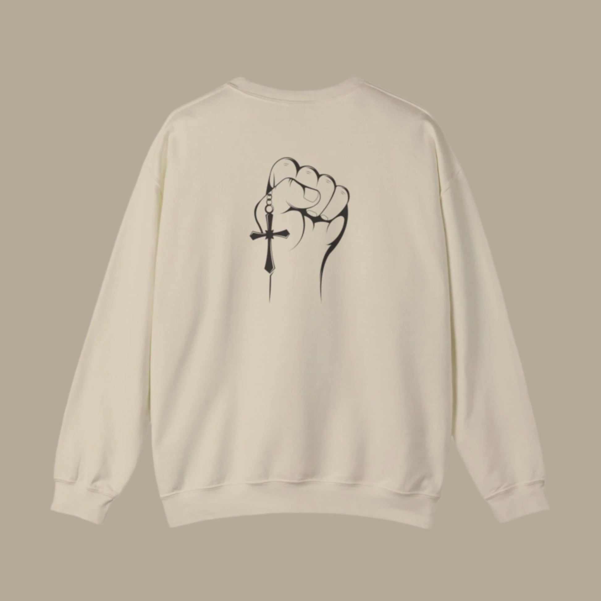 Custom Unisex Godfidence Heavy Blend Crewneck Sweatshirt | PERSONALIZED - ChoreGirl