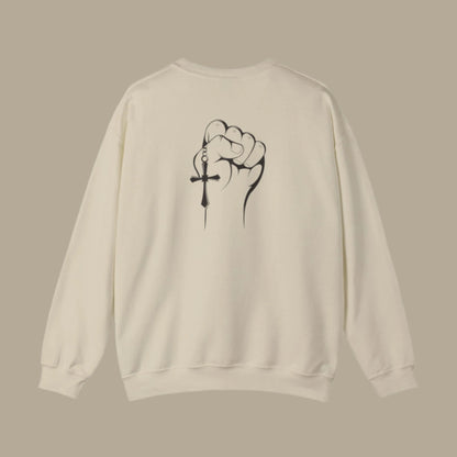 Custom Unisex Godfidence Heavy Blend Crewneck Sweatshirt | PERSONALIZED - ChoreGirl