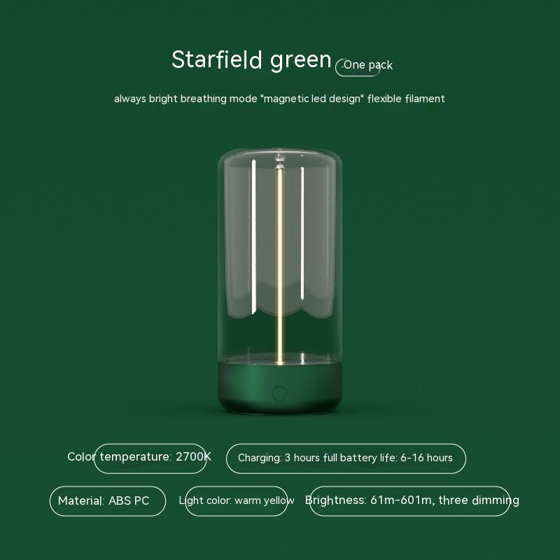 USB Type-C Rechargeable Portable LED Light With High Transparency - ChoreGirl