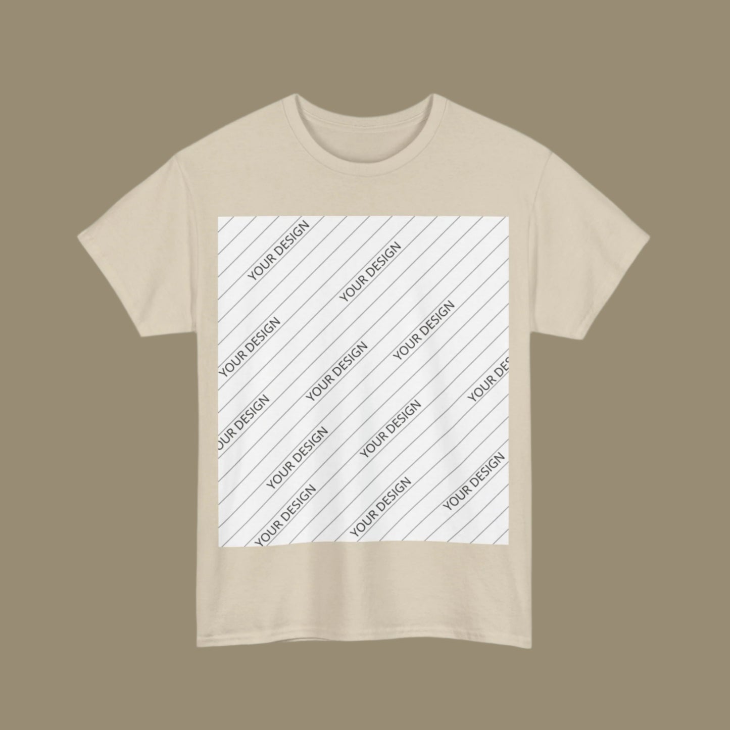 Personalized Custom Made Unisex Heavy Cotton Tee | Gildan 5000 - ChoreGirl