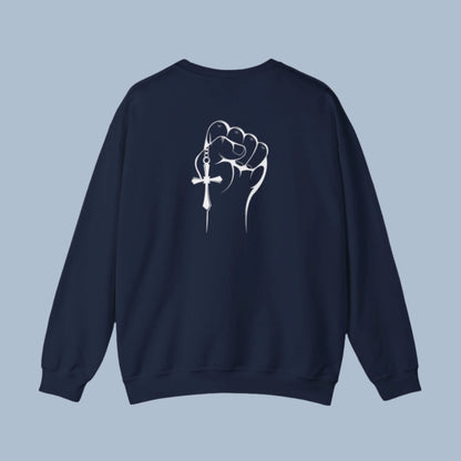 Custom Unisex Godfidence Heavy Blend Crewneck Sweatshirt | PERSONALIZED - ChoreGirl