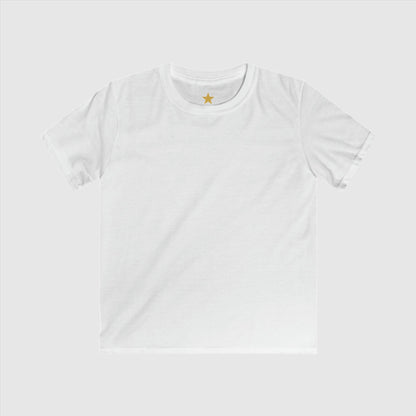 Kids Custom Name and Icon Neck Label Simple Blank Tee | PERSONALIZED - ChoreGirl