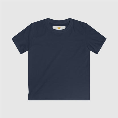 Kids Custom Name and Icon Neck Label Simple Blank Tee | PERSONALIZED - ChoreGirl