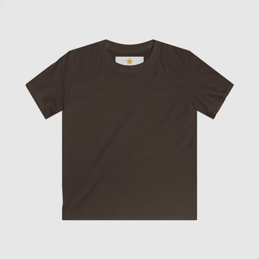 Kids Custom Name and Icon Neck Label Simple Blank Tee | PERSONALIZED - ChoreGirl
