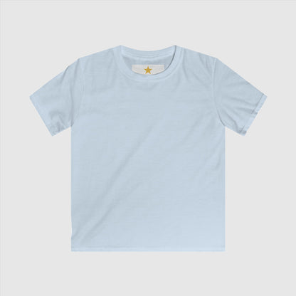 Kids Custom Name and Icon Neck Label Simple Blank Tee | PERSONALIZED - ChoreGirl