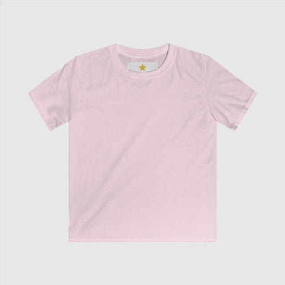 Kids Custom Name and Icon Neck Label Simple Blank Tee | PERSONALIZED - ChoreGirl