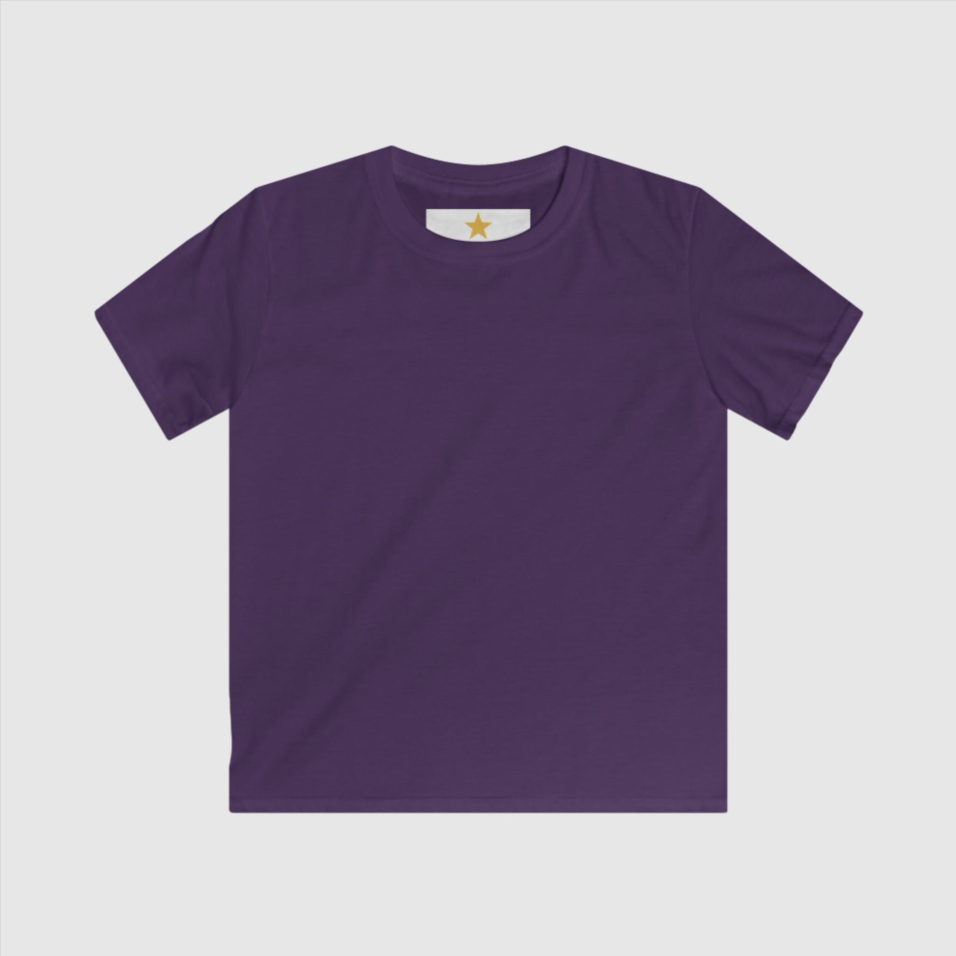 Kids Custom Name and Icon Neck Label Simple Blank Tee | PERSONALIZED - ChoreGirl