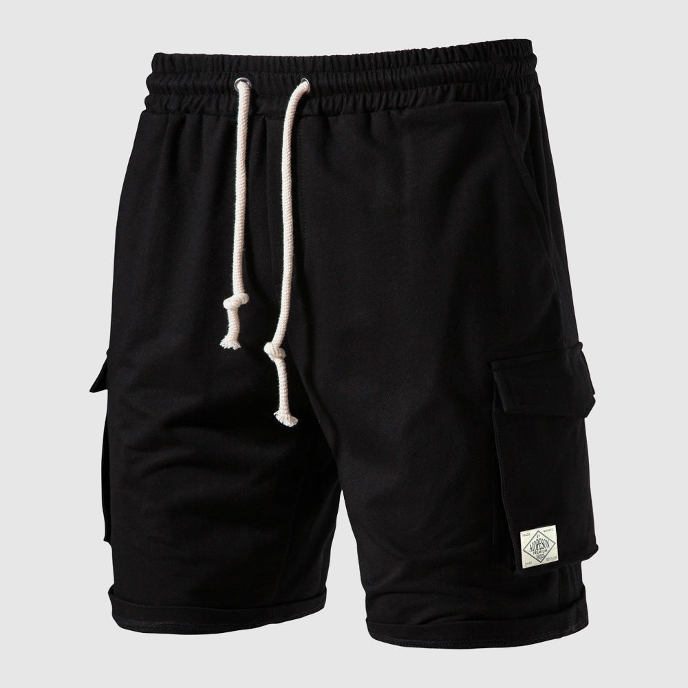 Men's Casual Elastic Waist Tether Shorts - ChoreGirl