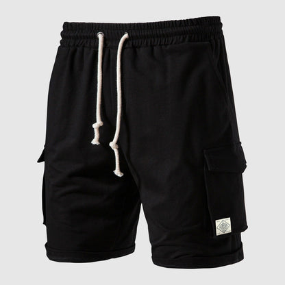 Men's Casual Elastic Waist Tether Shorts - ChoreGirl