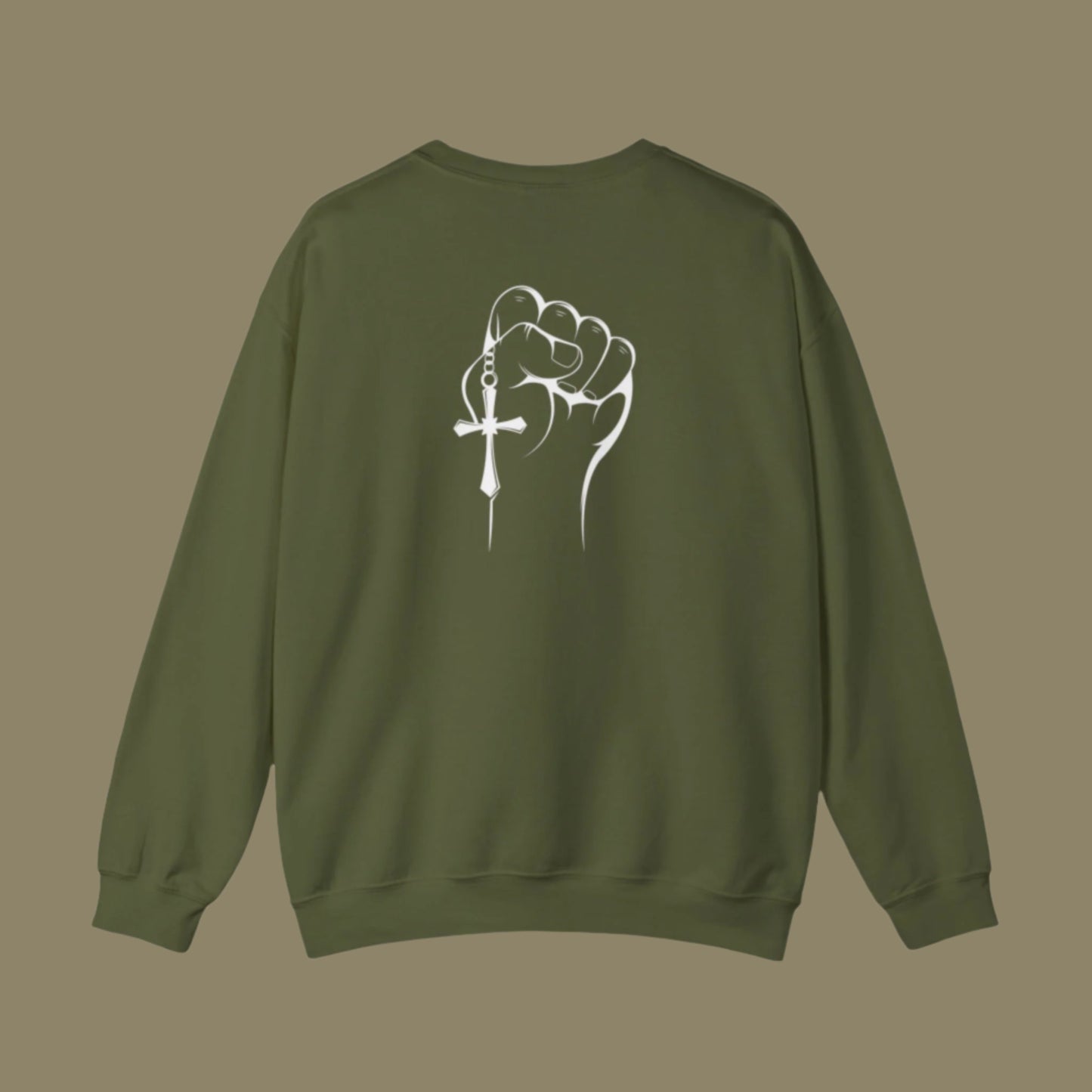 Custom Unisex Godfidence Heavy Blend Crewneck Sweatshirt | PERSONALIZED - ChoreGirl