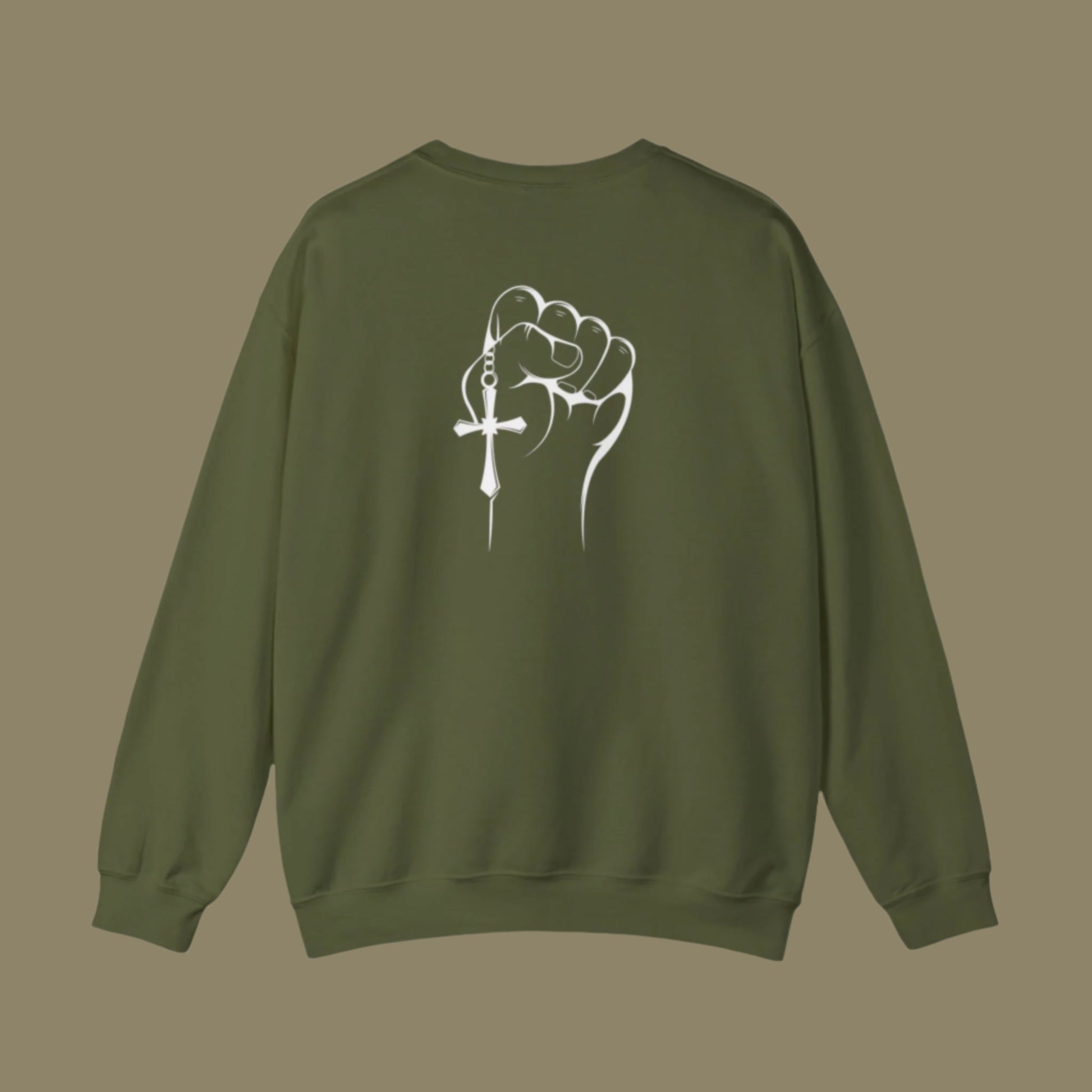 Custom Unisex Godfidence Heavy Blend Crewneck Sweatshirt | PERSONALIZED - ChoreGirl