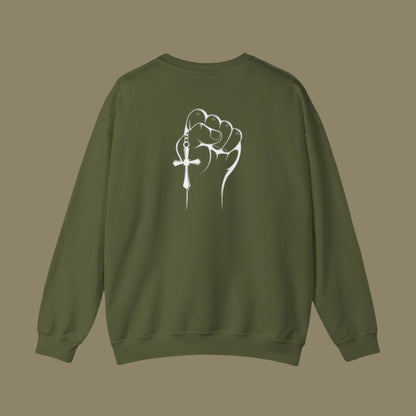 Custom Unisex Godfidence Heavy Blend Crewneck Sweatshirt | PERSONALIZED - ChoreGirl