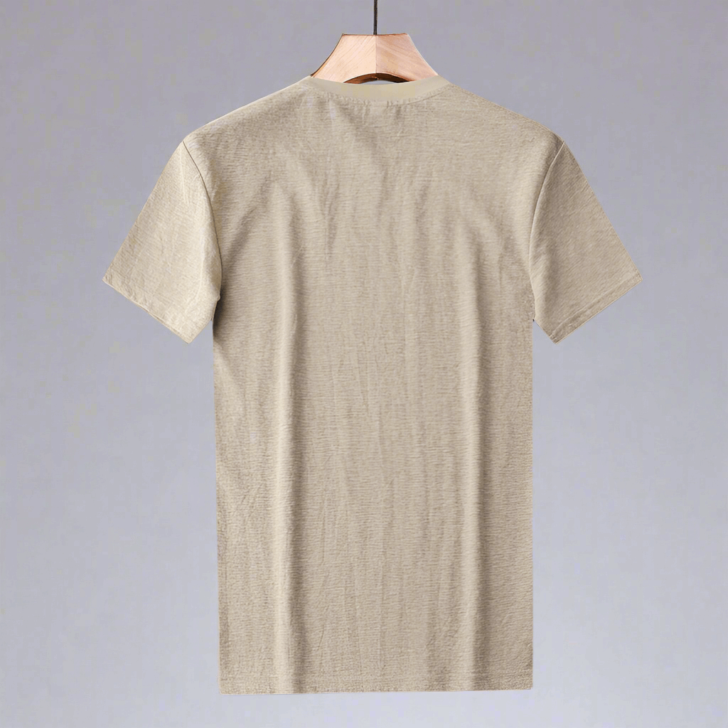 Men's Breathable Round Neck Short-sleeved T-shirt