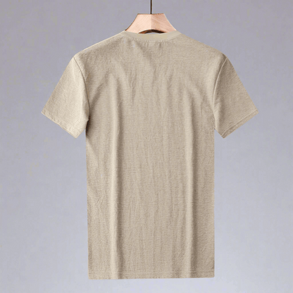 Men's Breathable Round Neck Short-sleeved T-shirt