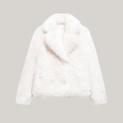Women's Casual Long Sleeve Soft Furry Coat - ChoreGirl