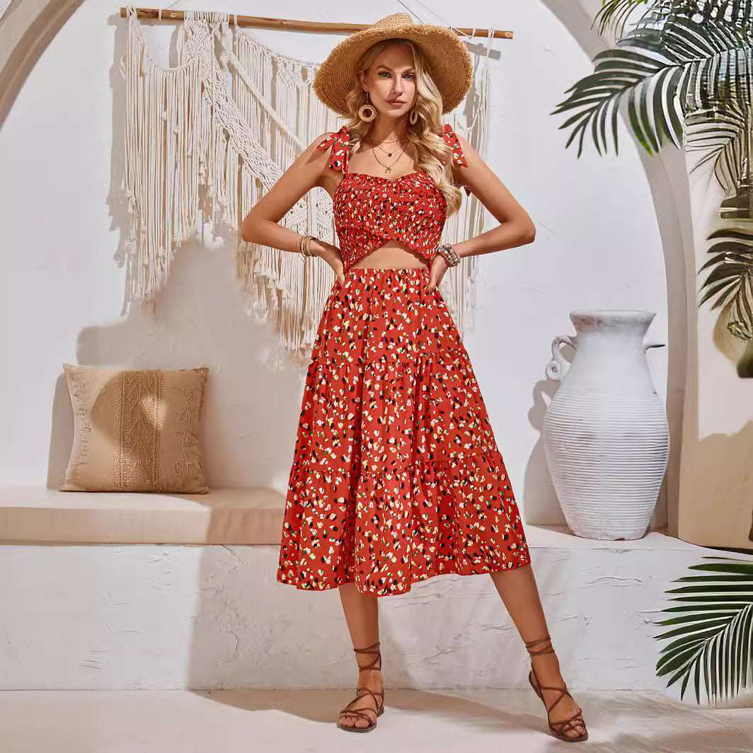Women's Floral Printed Dress - ChoreGirl