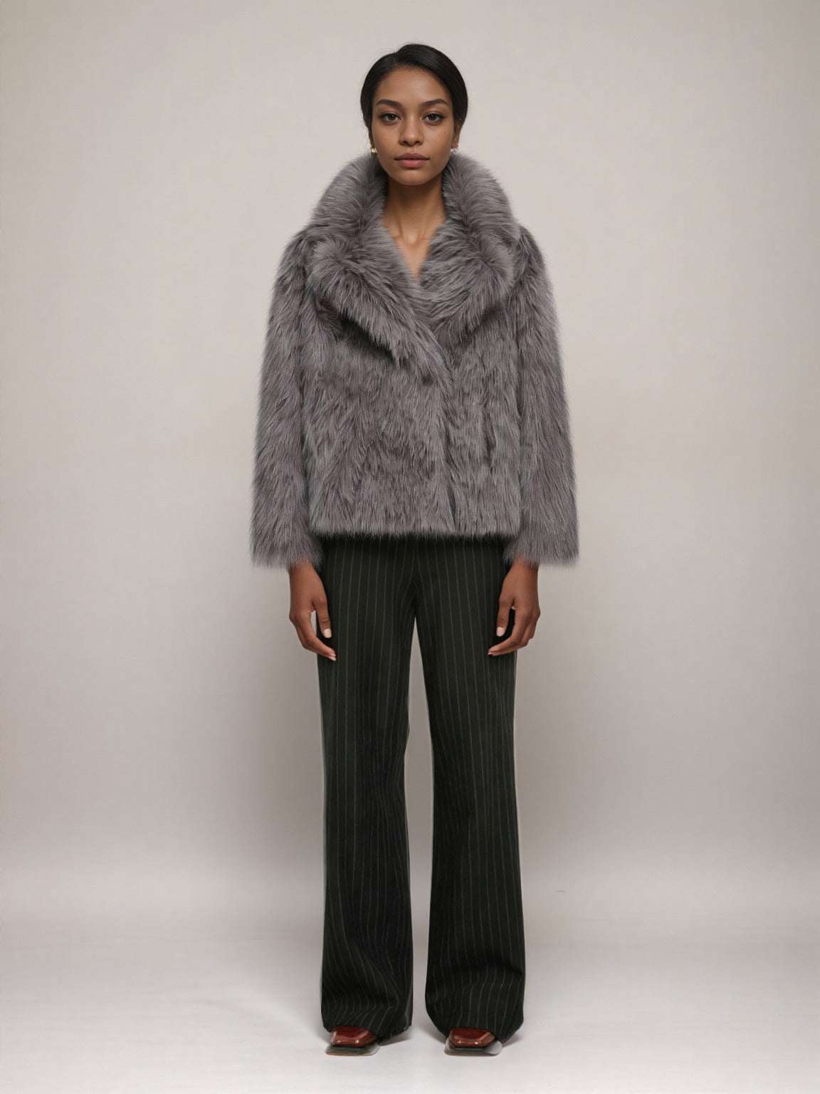 Women's Casual Long Sleeve Soft Furry Coat