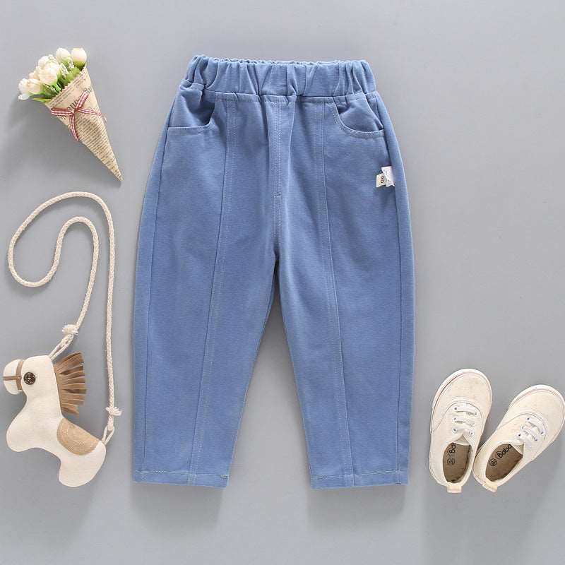 Baby Boys and Girls Solid Color Casual Pants - ChoreGirl