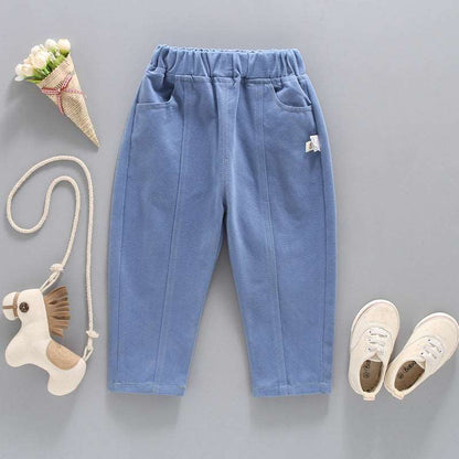 Baby Boys and Girls Solid Color Casual Pants - ChoreGirl