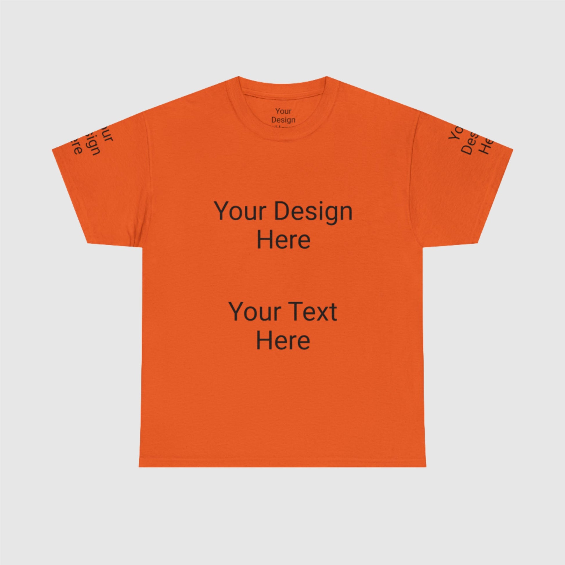 Custom Unisex Personalized Heavy Cotton Tee T-Shirt | Gildan 5000 | PERSONALIZED - ChoreGirl