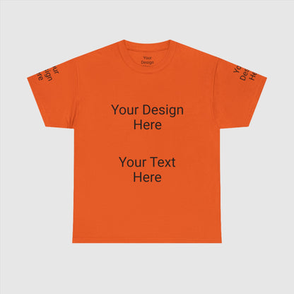 Custom Unisex Personalized Heavy Cotton Tee T-Shirt | Gildan 5000 | PERSONALIZED - ChoreGirl