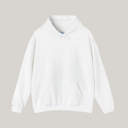 Personalized Custom Made Cozy White Unisex Hoodie | Gildan 18500 - Perfect for Casual Days and Gift Giving - ChoreGirl