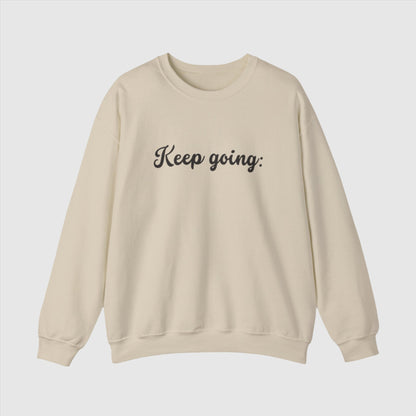 Custom 100 Reasons to Keep Going Unisex Heavy Blend Crewneck Sweatshirt | PERSONALIZED - ChoreGirl