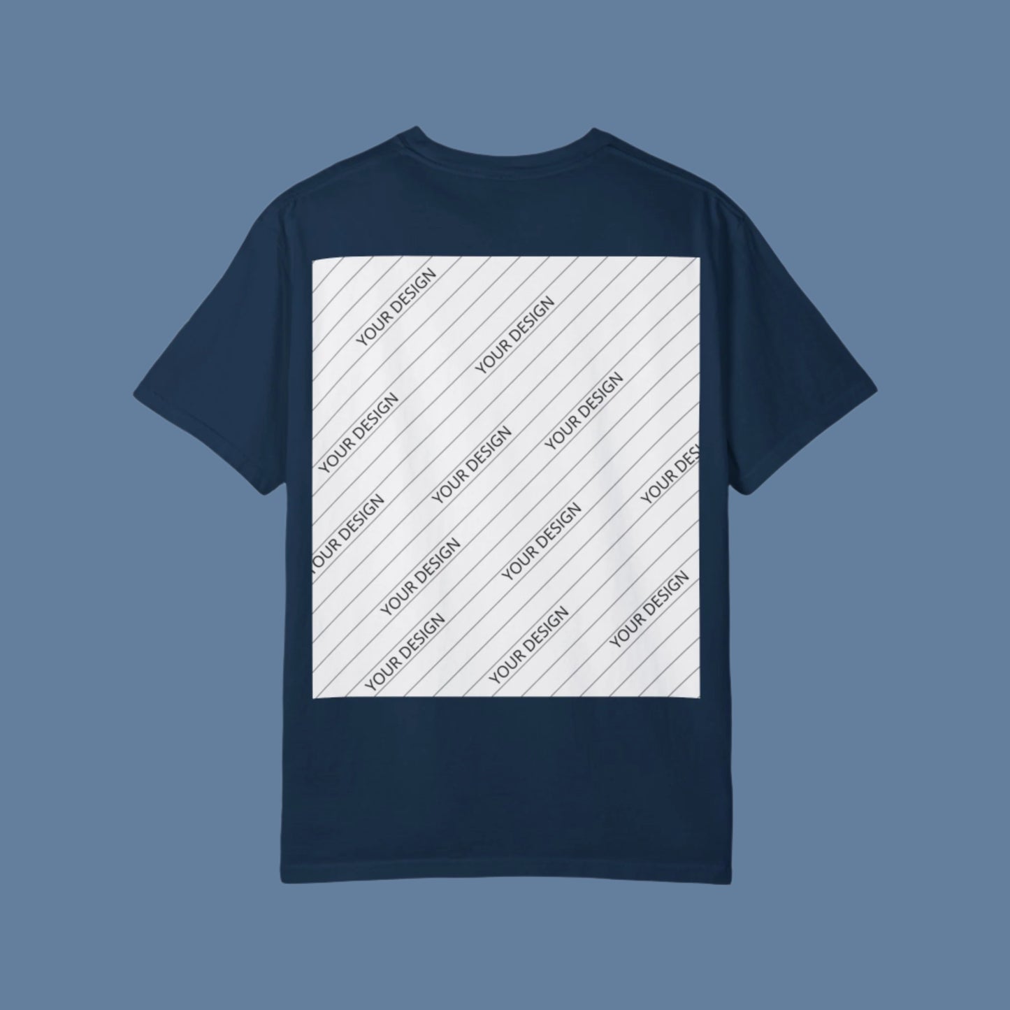 Custom Unisex Garment-Dyed T-Shirt - Personalize Your Design - ChoreGirl