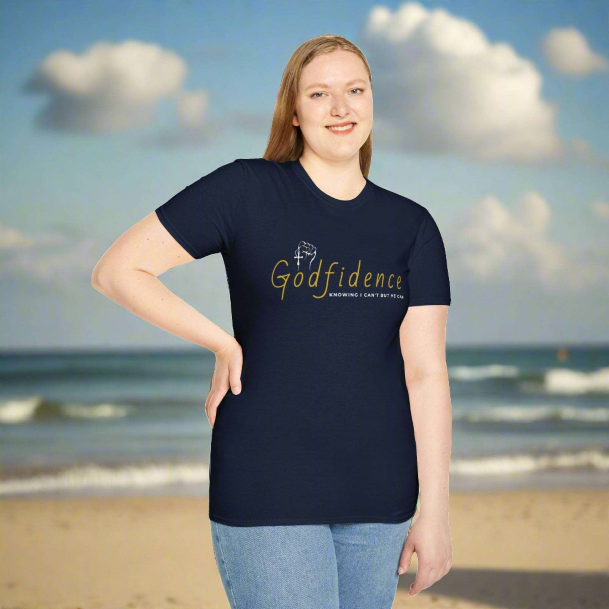 Custom Unisex Godfidence Softstyle T-Shirt | PERSONALIZED - ChoreGirl