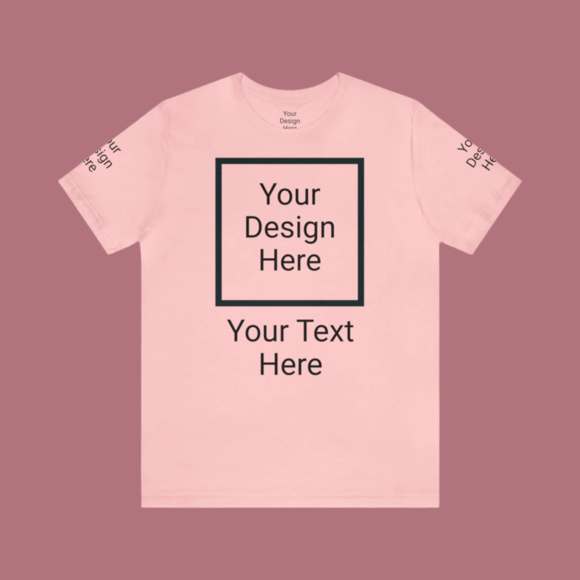 Custom Unisex Personalized Jersey Short Sleeve Tee T-Shirt | Bella+Canvas 3001 | PERSONALIZED - ChoreGirl