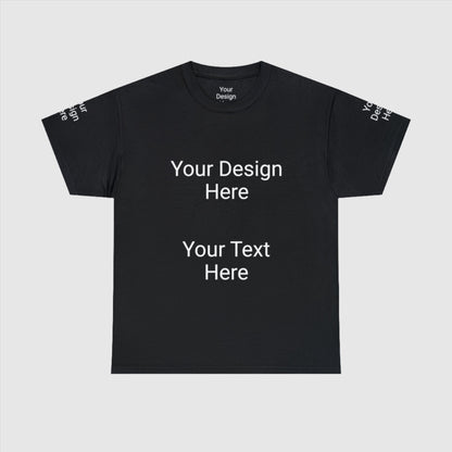 Custom Unisex Personalized Heavy Cotton Tee T-Shirt | Gildan 5000 | PERSONALIZED - ChoreGirl