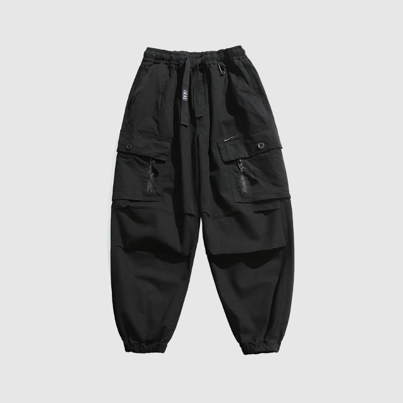 Men's Casual Washed Out And Dyed Loose Harem Pants - ChoreGirl