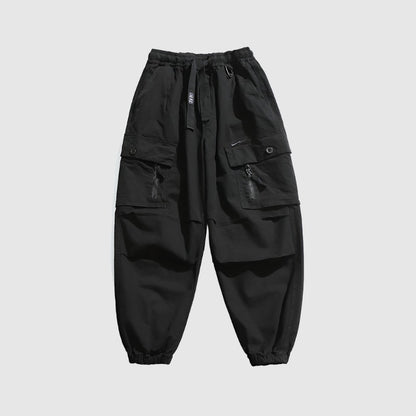 Men's Casual Washed Out And Dyed Loose Harem Pants - ChoreGirl
