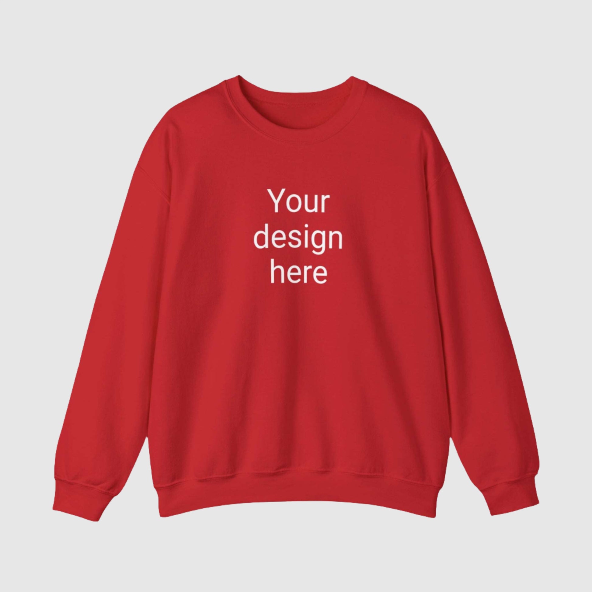 Custom Unisex Heavy Blend Crewneck Sweatshirt | Gildan 18000 | PERSONALIZED - ChoreGirl