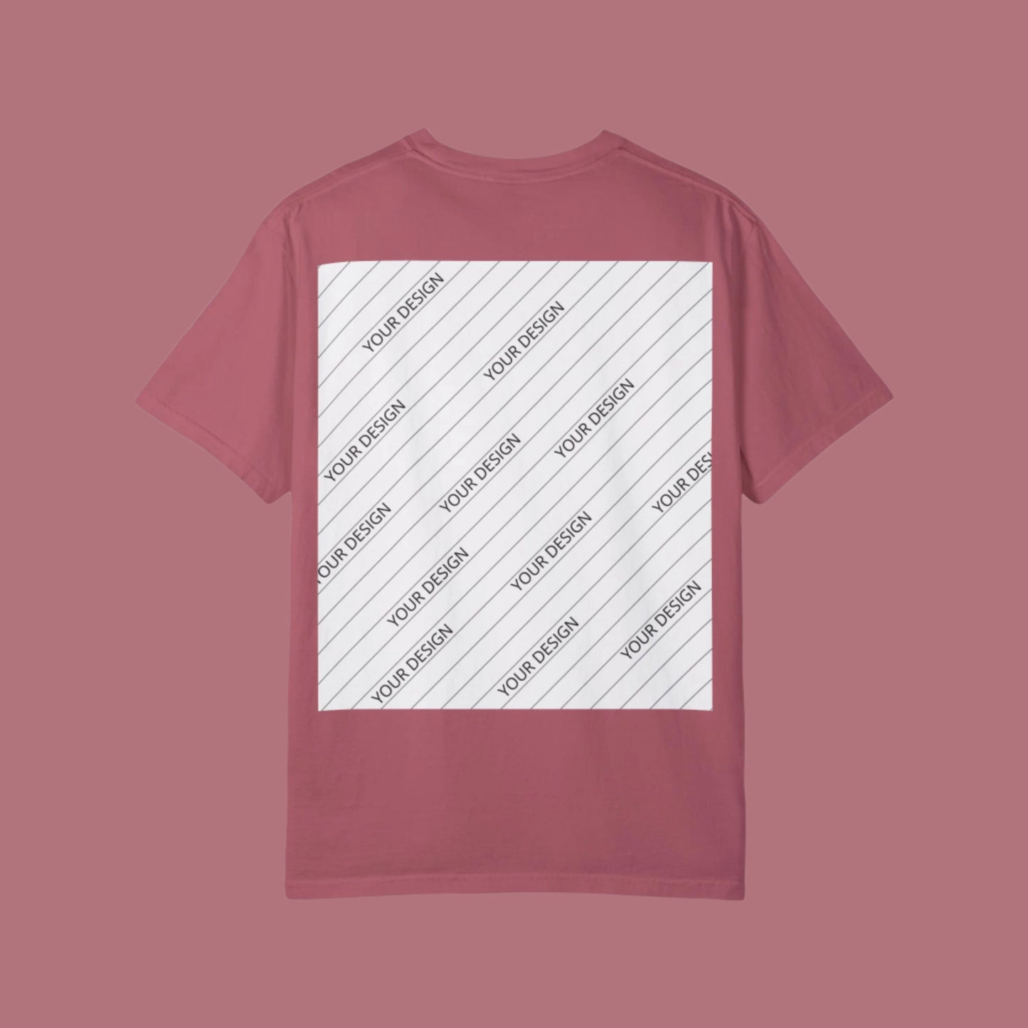 Custom Unisex Garment-Dyed T-Shirt - Personalize Your Design - ChoreGirl