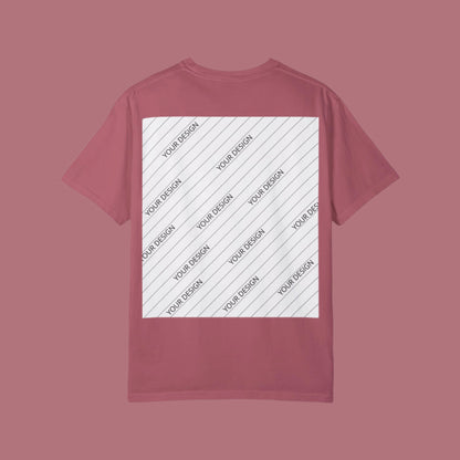 Custom Unisex Garment-Dyed T-Shirt - Personalize Your Design - ChoreGirl