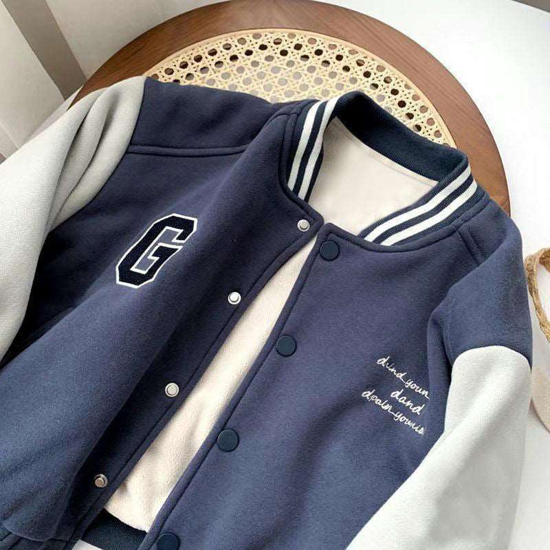 Kids Sports Baseball-styled Jacket - ChoreGirl