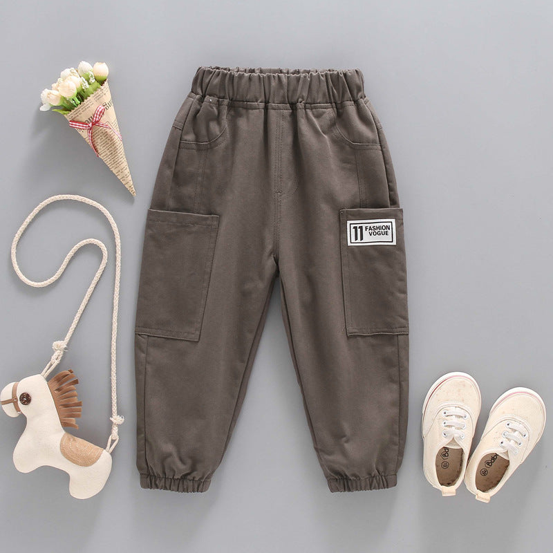 Baby Boys and Girls Solid Color Casual Pants - ChoreGirl