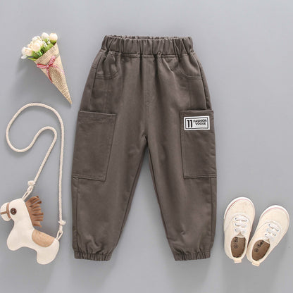 Baby Boys and Girls Solid Color Casual Pants - ChoreGirl